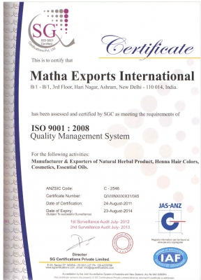 сертифікований по системі ISO 9001